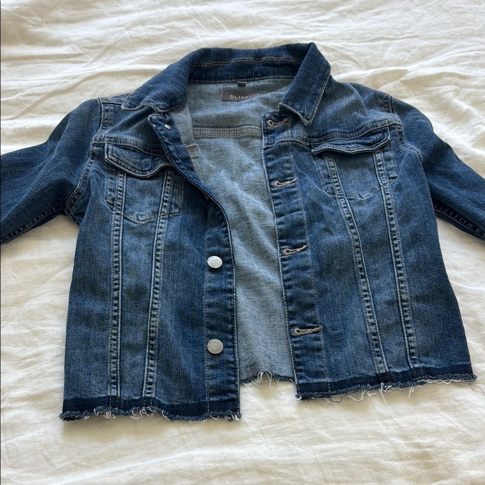 DL1961 Dark Blue Jean Jacket Manning Cloud